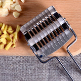 1Pcs  16.8*7.4cm  Kitchen Accessories Gadgets Stainless Steel Onion Chopper Slicer Garlic Coriander Cutter Cooking Tools