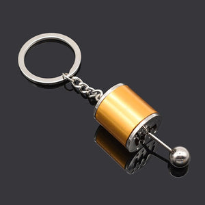 Car Gear Box Keychain for Men Women Imitation 6 Speed Manual