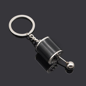 Car Gear Box Keychain for Men Women Imitation 6 Speed Manual