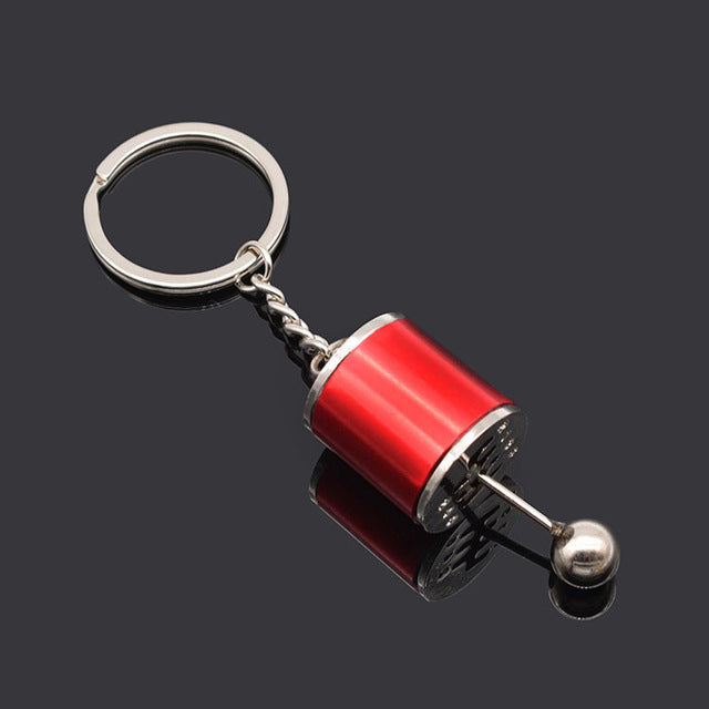 Car Gear Box Keychain for Men Women Imitation 6 Speed Manual