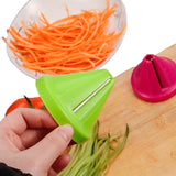 1Pcs Vegetable Fruit Slicer Funnel Model Spiral Cutter Stainless Steel Potato Carrot Manual Slicer Shred Device Kitchen Tool