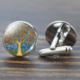 Tree of Life Cufflinks for Men Best Man Cufflinks Set Cufflinks Wedding Life Tree