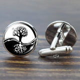 Tree of Life Cufflinks for Men Best Man Cufflinks Set Cufflinks Wedding Life Tree