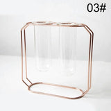 1Pc Creative Art Retro Iron Line Flowers Vase Decoration Metal Plant Holder Modern Nordic Styles Iron Vase Home Garden Ornaments