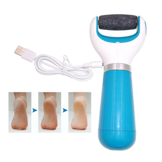 Electric Foot Care tool pedicure Machine Hard Dry Dead Cuticle foot Skin Remover Pedicure Peeler beauty health USB foot roller