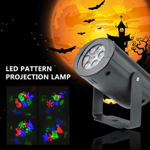 12 Patterns Christmas LED  Snowflake Projector Light Laser Projection Outdoor Waterproof Disco Light Home Garden Party Decor