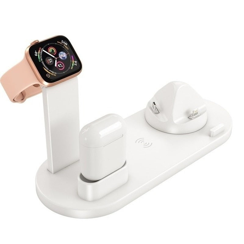 Multi-Function Charging Stand for All iPhone Devices.