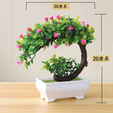 NEW Artificial Plants Bonsai Small Tree Pot Plants Fake Flowers Potted Ornaments For Home Decoration Hotel Garden Decor