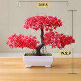 NEW Artificial Plants Bonsai Small Tree Pot Plants Fake Flowers Potted Ornaments For Home Decoration Hotel Garden Decor